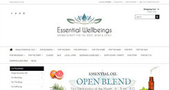 Desktop Screenshot of essentialwellbeings.com