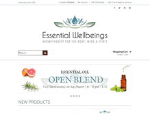 Tablet Screenshot of essentialwellbeings.com